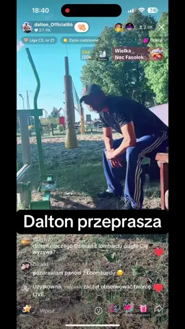 Dalton przeprasza i mówi czy będzie dalej występował #lombard #panzlombardu #dalton #drezdenko #ufoludek 