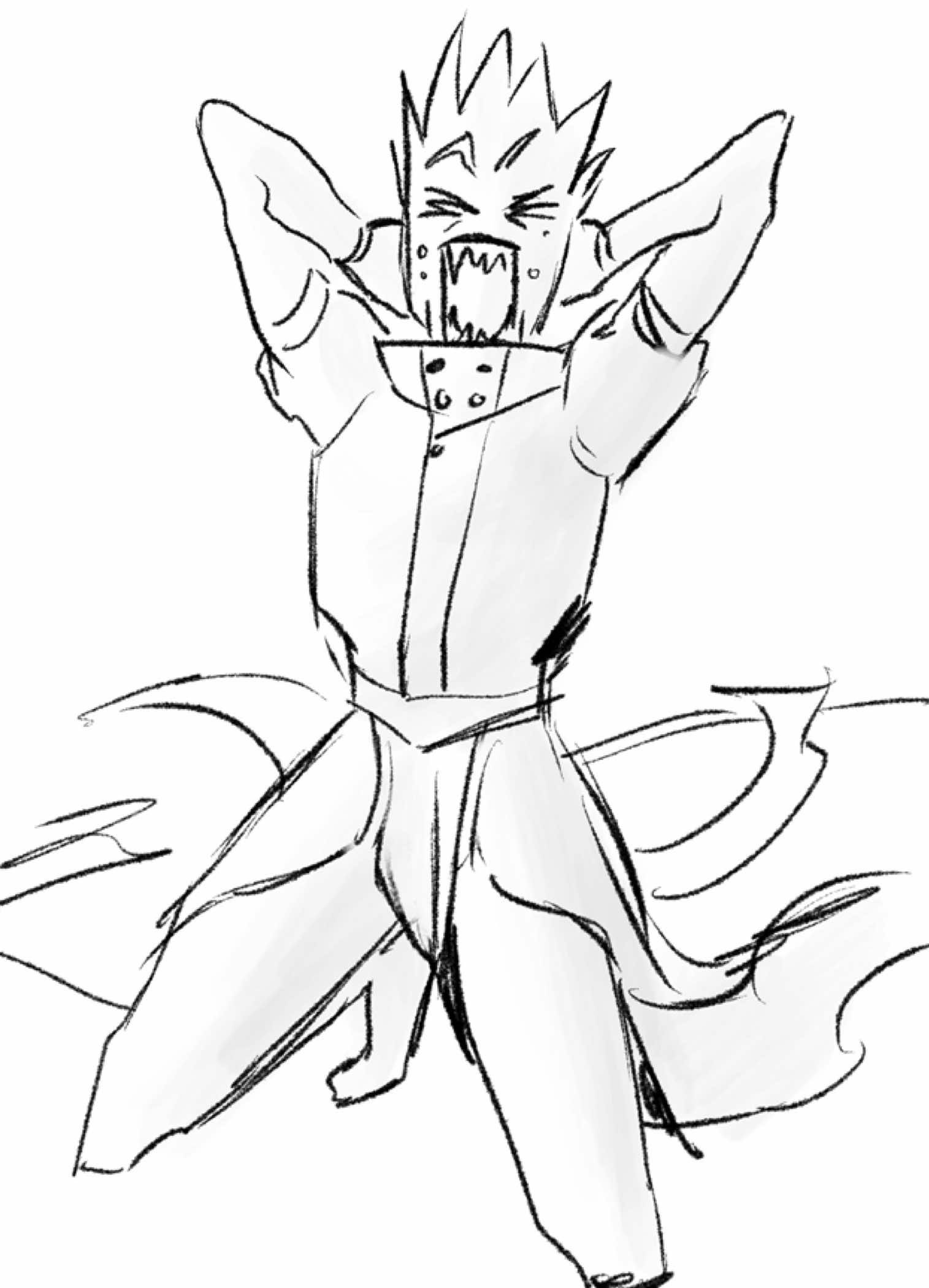 Procreate Dreams is so unintuitive  #trigun #anime #fanart #fyp #xyzcba #vashthestampede #wolfwood 