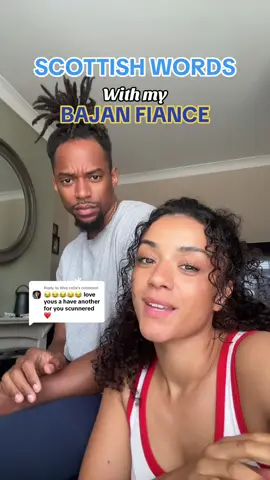 Replying to @Wee celia yasss he smashed it ! He’ll be a full scot by the time we get married 😂👌🏽 #couplesoftiktok #couplescomedy #scottish #barbados #couplegoals 