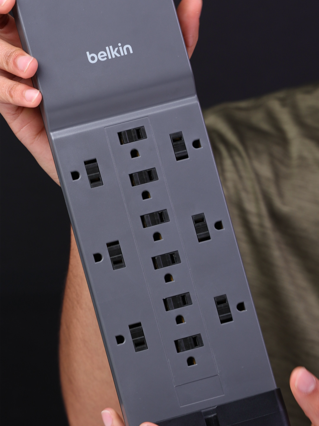 Your setup deserves better than tangled cords and mystery sparks. 💯 This surge protector turns any space into a powerhouse. 🧠 Smart, safe design  🔌 Room for the bulky plugs  🏠 Wall-mountable and workspace-friendly Get yours on TikTok Shop, Belkin.com, or Amazon. Availability may vary.  #belkin #surgeprotector #desksetup #chargingstation #techessentials