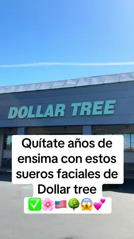 #creatorsearchinsights Quítate años de ensima con estos sueros faciales de Dollar tree ✅🌸🇺🇸🌳😱💕 #dollartree #manchasenlapiel #manchasenlacara #manchas #pielbonita #pieljoven #facial #skincareroutine 