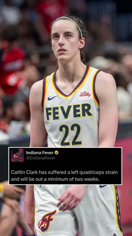 No CC for at least 2 weeks  #caitlinclark #indianafever #WNBA 