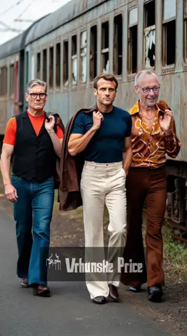 Emmanuel Macron and his wife Brigitte Macron 😂 #funny #stayinalive #keirstarmer #friedrichmerz 