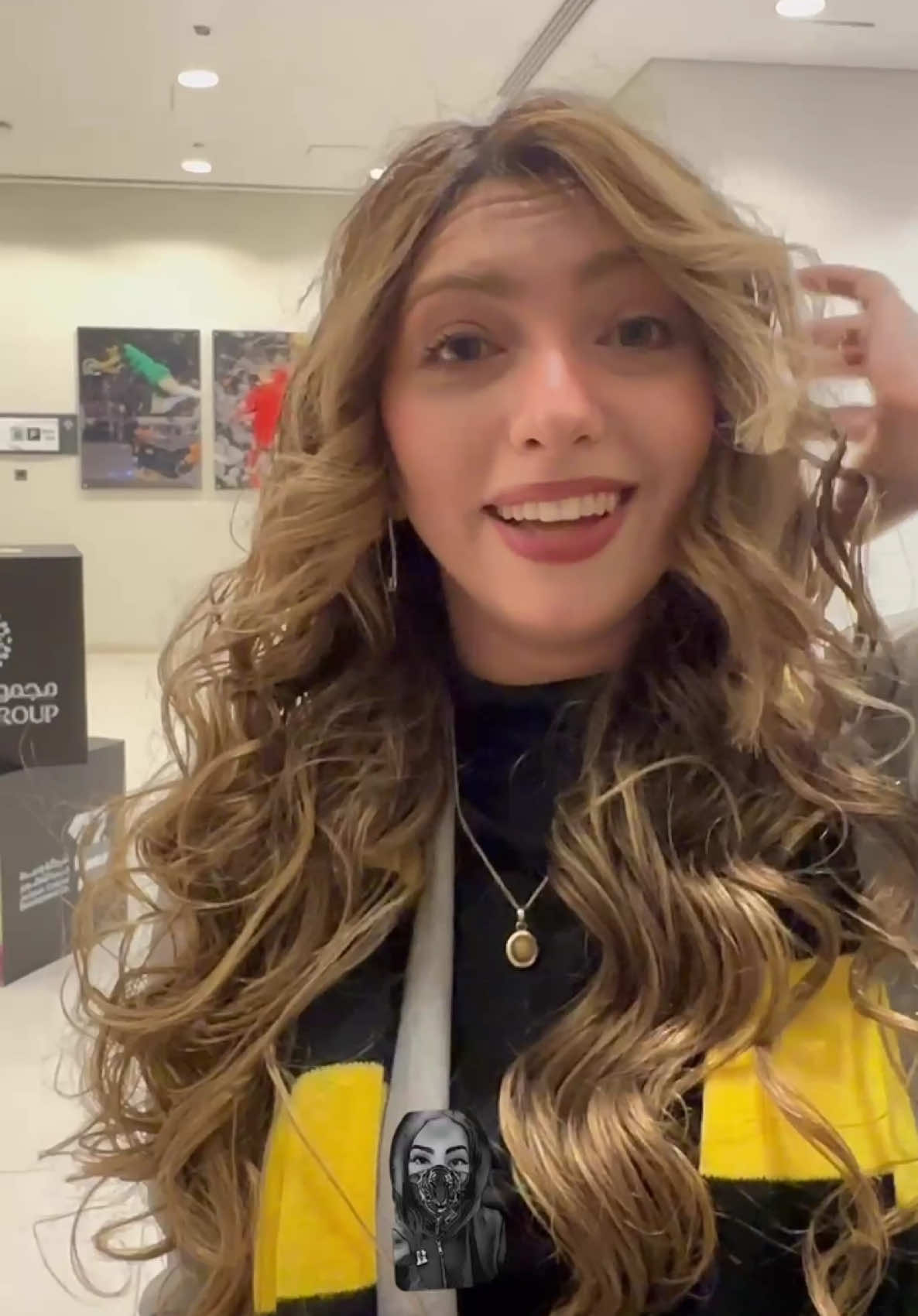 عاشقات الاتحاد من الأرجنتين يوم تتويج الاتحاد-ضمك 