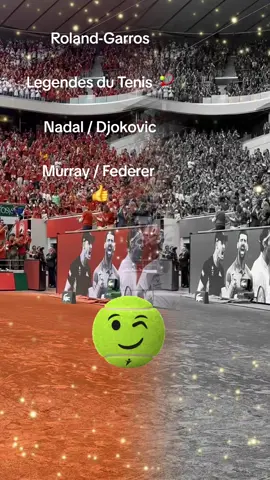 Les legendes du tenis 🎾👍 #rolandgarros #positifs #amitié 