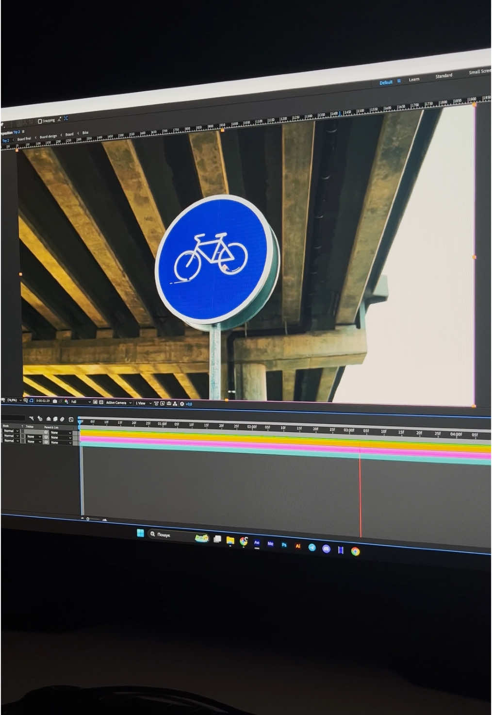 Motion Tracking in After Effects. To order an animation, contact me in PM or follow the link in profile bio📩! #aftereffectsedits #motiondesign #motiongraphics #tracking #motiontracking #mocha #motion #ae #bike 