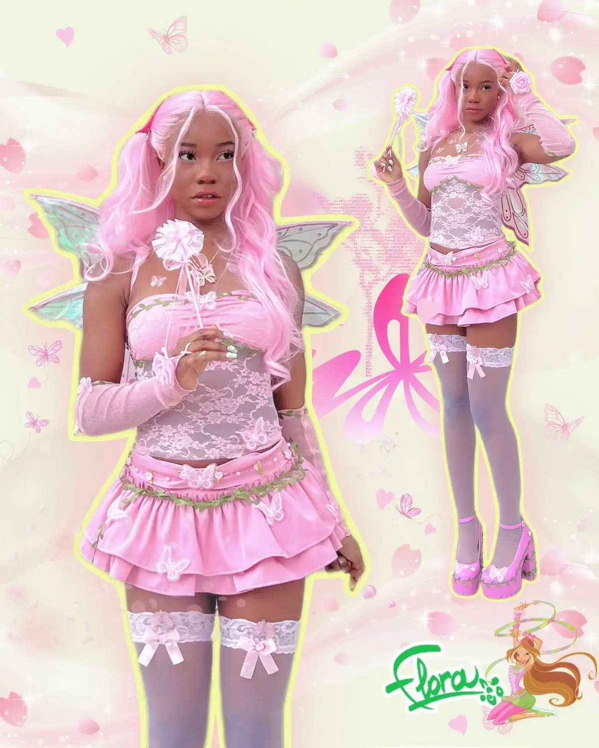 @Winx Club  Winx club was my life growing up. Literally living a dream🥹  #winxclub #winxclubcosplay #winxclubflora #comiccon #tianacore #cutecosplay #alternativefashion #y2kfashion #kawaiifashion #alternativefashion #cuteoutfitinspo