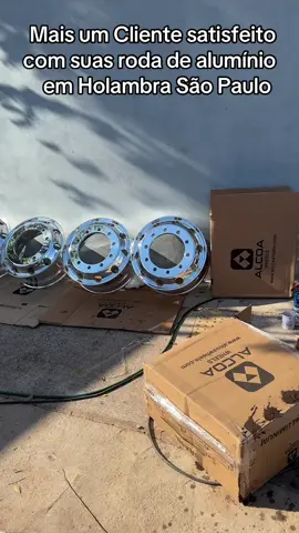 Mais 4 cliente satisfeito com suas rodas de alumínio em Holambra São Paulo faça seu pedido pelo WhatsApp 11949610676 estamos localizado na rua alexania 78 Cumbica Guarulhos São Paulo 