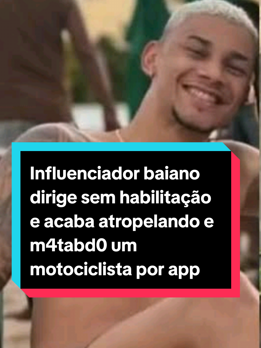 O influenciador baiano Enzo Santana foi pres0 em flagrante após atr0pelar e m4t*r um motociclista por app na madrugada desta segunda-feira, em Salvador. Enzo dirigia um carro sem habilitação.  #notícias #policia #influencer #blogueiro #fyp 