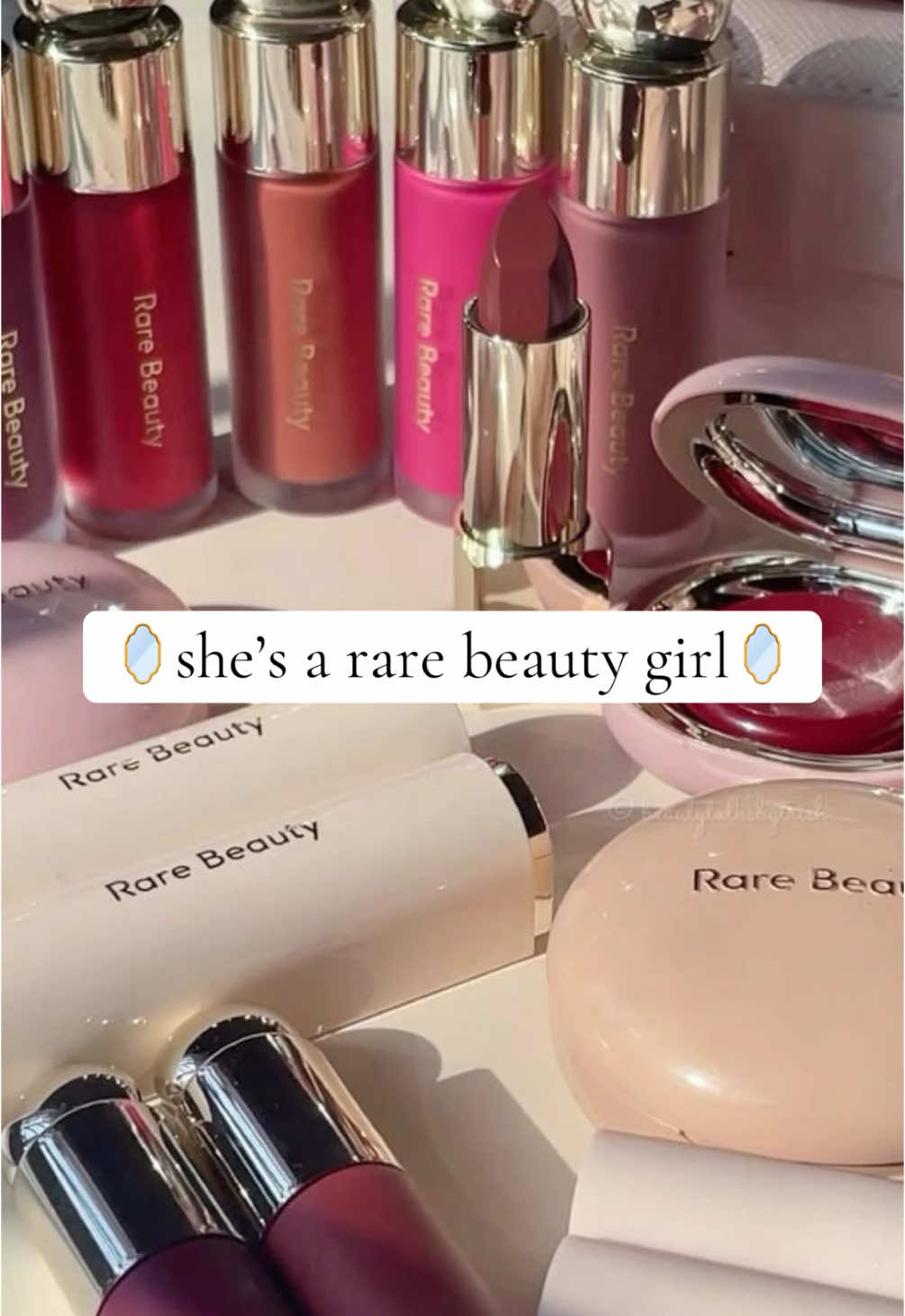 she’s a @Rare Beauty girl #rarebeauty #cleangirl #girly #aestheticgirl #beauty #fyp 