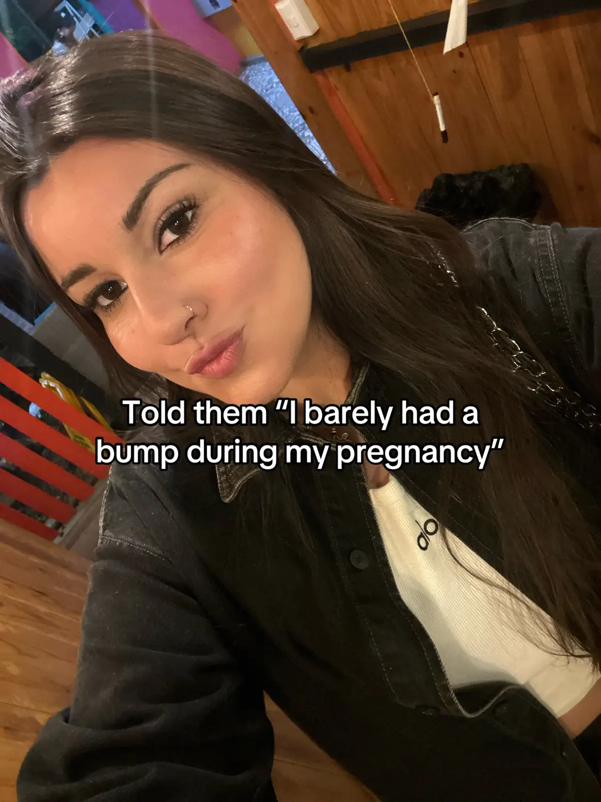 It wasn’t just small…it was nonexistent 🙃 #pregnancy #pregnancybump #pregnant #pregnantlife #nobump #bumpdate #holyairball😭😭 #airball #momtok  