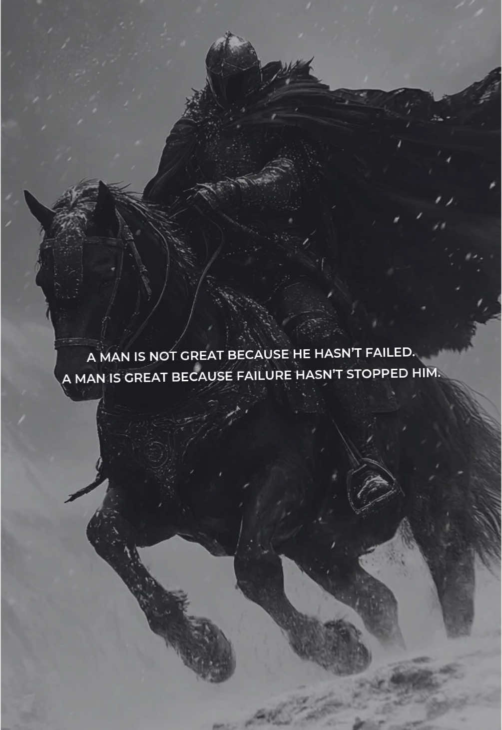 A man is great because failure hasn’t stopped him. #motivation #discipline #fyp #wisdom #stoicism #failure #motivationalquotes #stoic #lifequotes #mindset #warrior 