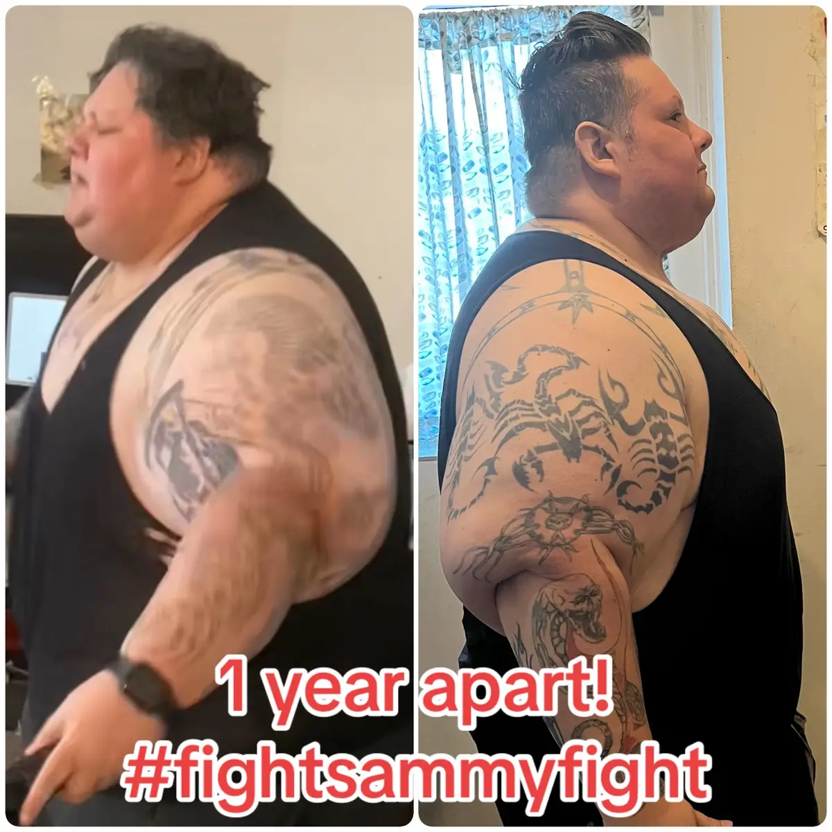 #weightloss #weightlossjourney #weightlosstransformation #obesetobeast #fattofit #fightsammyfight #consistency #dedication #noexcuse 