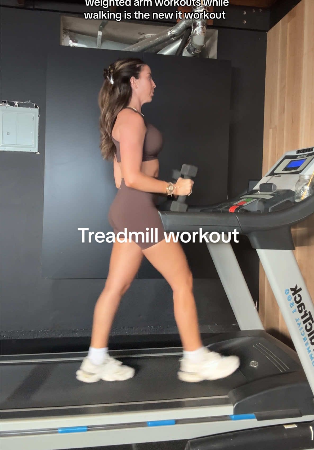 The easiest full body workout 🤌🏽 #hgw #treadmillworkout #tonedarms #10ksteps #workoutroutine 