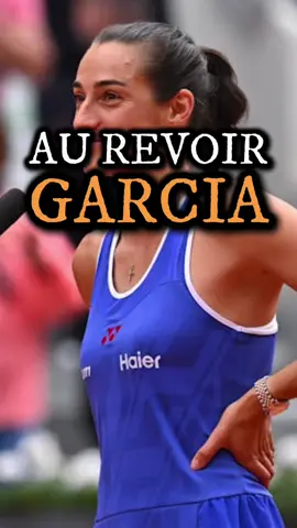 Au revoir, Caroline Garcia ! 👋🇫🇷 - #emotion #history #carolinegarcia #garcia #rolandgarros 