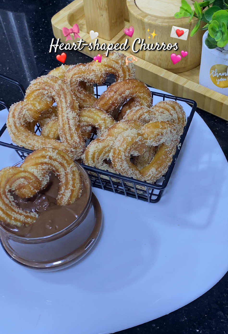 Heart-shaped churros 💌🤌🏻 Churros | (recipe below) -Les ingrédients : 240ml d'eau 75g de beurre 25g de sucre Une pincée de sel 1 CC de vanille 160g de farine 2 œufs entiers (Si les œufs sont grands 2 devrait suffirent si ils sont petits rajoutez 1/2 œufs ou bien carrément 3 petits œufs) 💕                           #churros #churrosconchocolate #heartshaped #ValentinesDay #galentinesday #explore #vibes #girls #روتيني #❤️❤️ #سهرة_ولا_أحلى #حياتي #CapCut #الشعب_الصيني_ماله_حل😂😂 