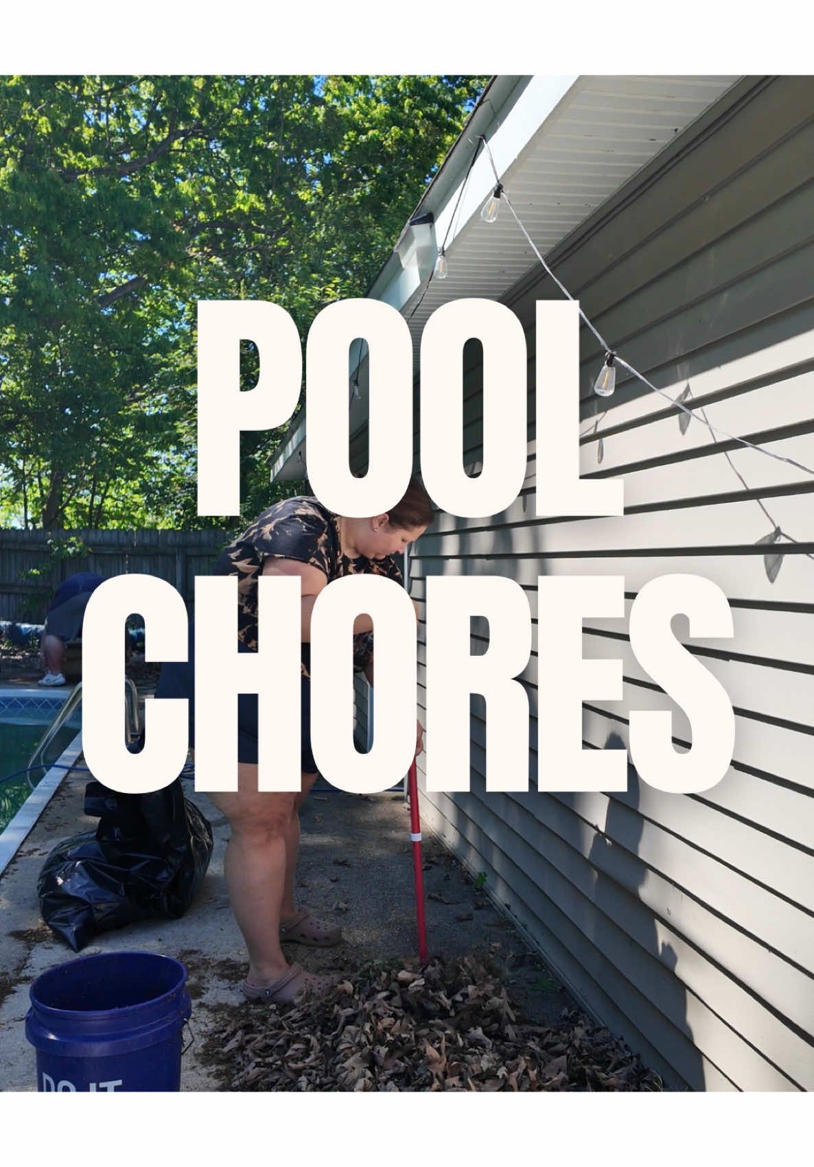 Kicking off Memorial Day with some pool chores! It's finally not freezing, so my husband and I are putting in the work to get this pool swim-ready. Let the summer fun begin (right after we skim all the leaves, vacuum the bottom, and battle the algae)! #MemorialDayWeekend #PoolChores #SummerPrep #BackyardVibes #CouplesThatClean #PoolOpening #SwimSeason #WeekendProjects #BeforeTheFun #CleaningThePool #MemorialDayVibes #SummerLoading #DIYPoolCare #RealLifeNotPinterest