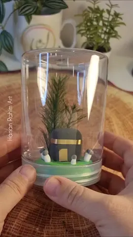 عمل فني عن الحج للأطفال ، سهل و بسيط باستخدام معجونة الفوم و مرطبان بلاستيكي شفاف... #تربية_فنية #نشاطات_اطفال #اصنعها_بنفسك #اشغال_يدوية #حج 