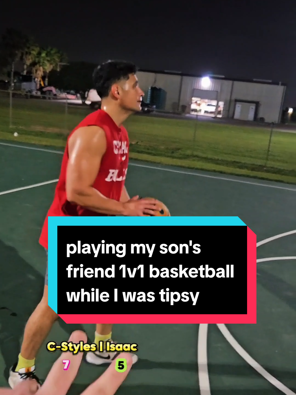 playing my son's friend 1v1 basketball while I was gone! #1v1basketball #basketball #bballislife 