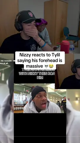 Nizzy reacts to Tylil saying he has a big forehead #nizzy #tylilshow #kaicenat #streamer #streameruniversity #viral #foryou #fyp 