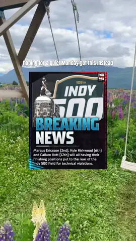 seriously what’s in the air at Indianapolis this year??  #fastcarsfasttalk #motosports #indycar #indy500 