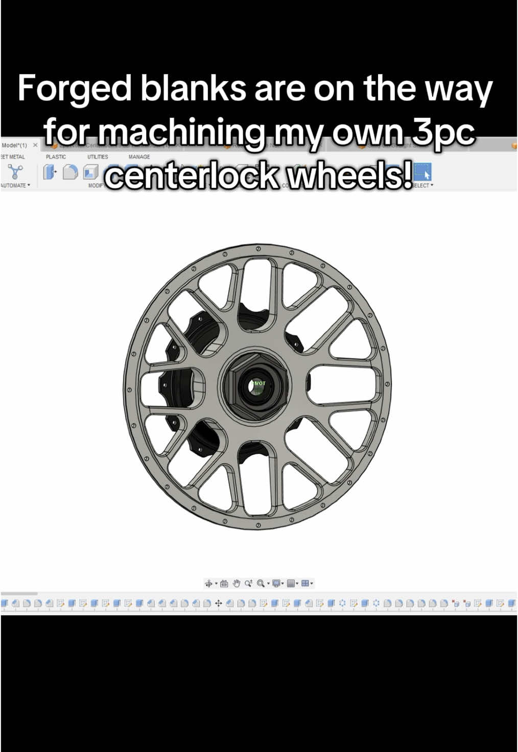 So many sick projects to come! #machining #custom #cars #fabrication #bmw #wheels #centerlock #gmw #brakes 
