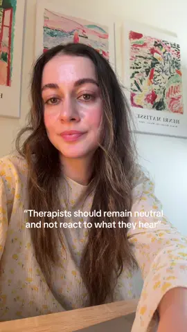 I’m not ✨chill✨ Especially when clients have had to normalize situations they should have never had to experience, I will have a reaction and validate that they’re allowed to feel however they feel about it. #therapistthoughts 