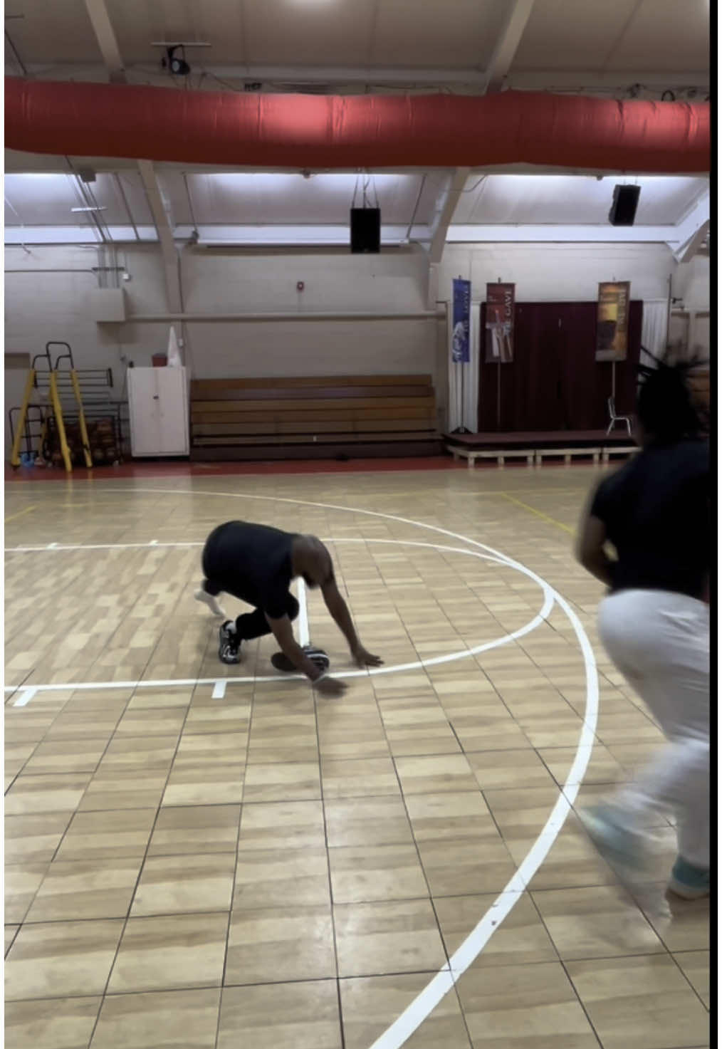 1 v. 1 with coach 😂