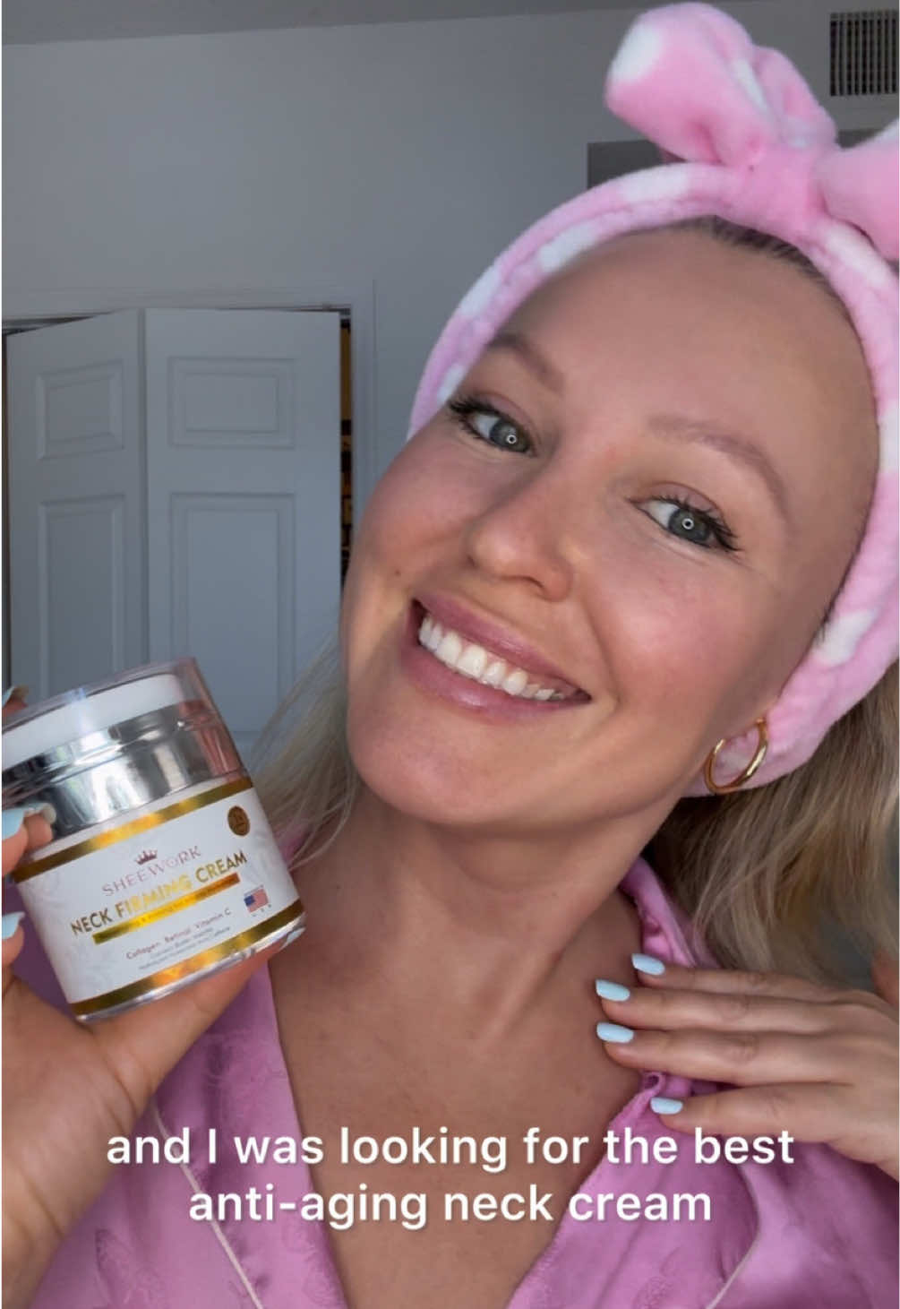 The best neck cream 😌✨🤍 #skincareroutine #sheework #neckcream 