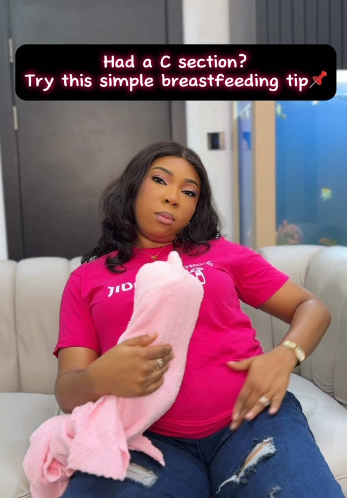 Had a caesarean section? Feel discomfort around your abdomen when breastfeeding because of the weight of your baby on your incision? Try this new breastfeeding position for more relaxed breastfeeding sessions Tag a new mom that needs to see this ________________________ Let’s help you breastfeed with ease👌🏼 •Jiden double electric breastpump: 35,000 (comes with 2 extra valves, total of 4 valves) •Jiden wearable breastpump 70,000 (comes with 5 different flange sizes, extra valves, extra diaphragm) •Jiden 2-in-1 new mom bra(serves as a hands free pumping bra and also as a nursing bra): 15,000 • ⁠Jiden breastmilk storage bags 6,000 for 30pcs • Jiden steam sterilizer 50,000  • Jiden professional cooler bag and ice pack (double compartment): 25,000 BREASTFEEDING BUNDLE •Pumping starter kit 56,000 PREGNANCY 🤰  • ⁠Pregnancy support belt 14,000 POSTPARTUM 🧍‍♀️ • Postpartum belly belt(double) 26,500 WEANING •Advanced silicone weaning set 34,000 #breastfeedingaftercs #csection #ceasereanmom #jidenbreastpump #jiden #postpartumcare