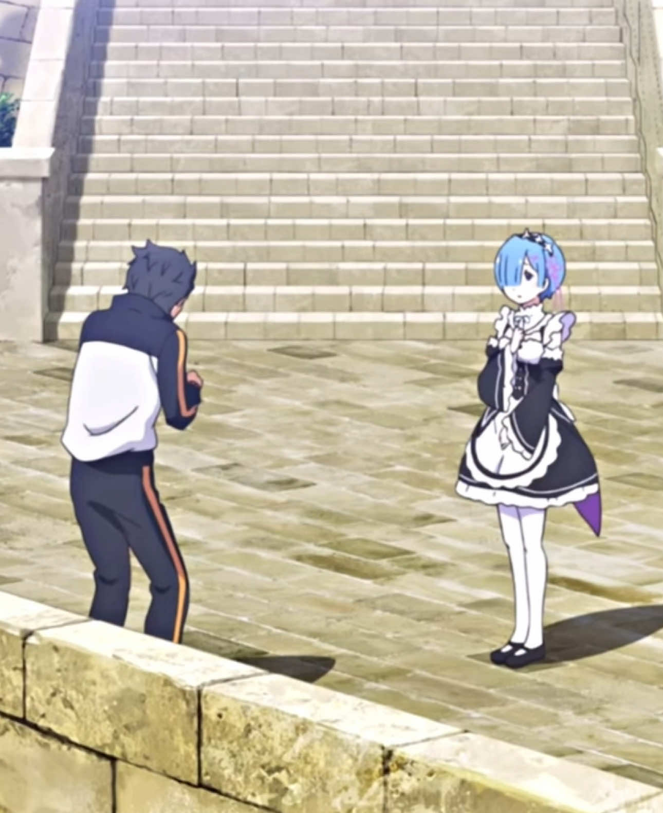 A happy Rezero edit #rezeroedit #rem #remrezero #subaru #rezerorem #subarunatsuki #subaruedit 