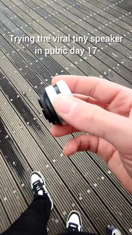 the whole bridge was moving  #tune #Outdoors #bassbooster #speaker #tiny #portable #music #bass #tinyspeaker 