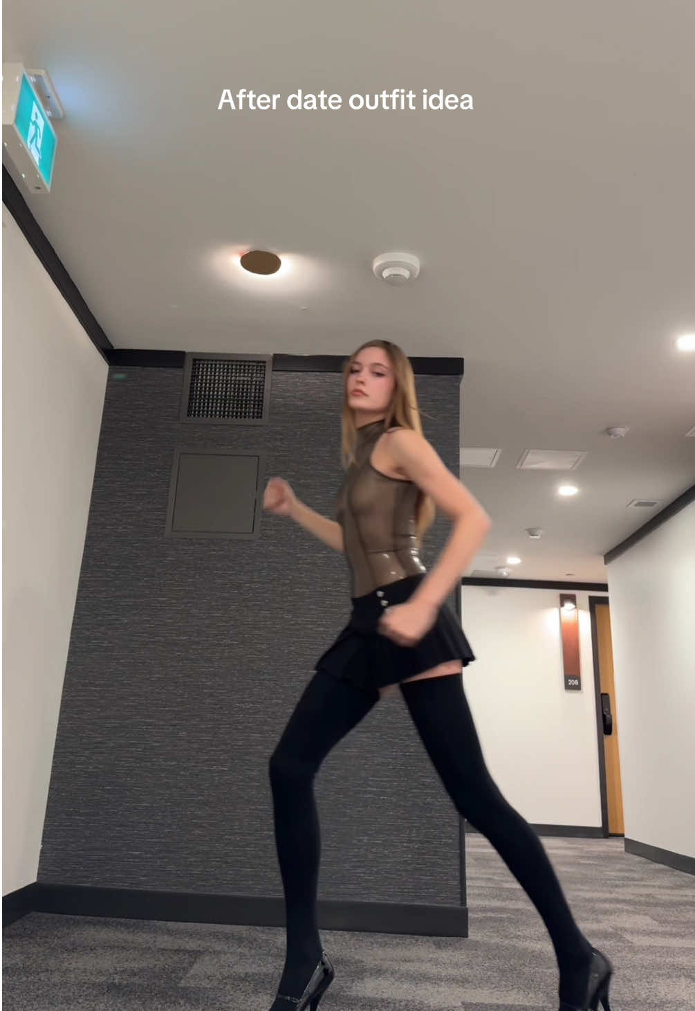 Maybe not on the date in public but after…