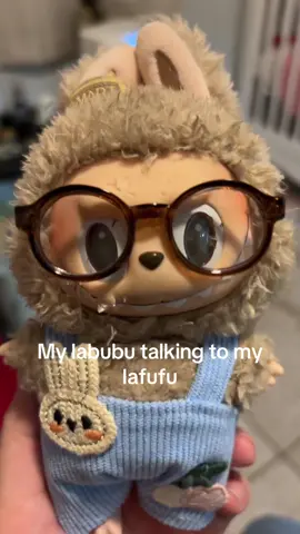 My labubu looks a little messed up because my dog thought it was his toy 🧍‍♀️ #labubu #lafufu #fyp #funny #talking#foryoupage 