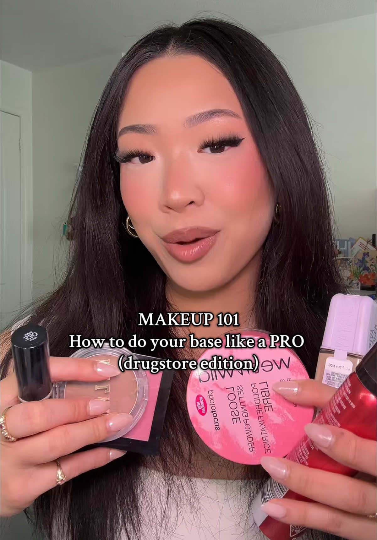 watch if you want to learn how to do a flawless base 🤭 @Maybelline NY @L’Oréal Paris @Milani Cosmetics @SACHEU Beauty US @wetnwildbeauty @NYX Professional Makeup @revlon #makeup #trendingmakeup #drugstoremakeup #makeuptutorial #makeuplook #flawlessmakeup #fyp #foryou 