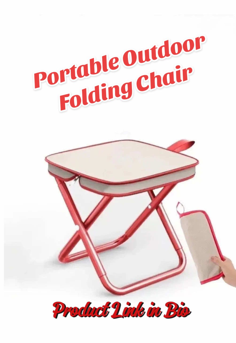 🌟💥Product Link in Bio💥⭐️         Buy directly from us as your trusted Chinese supplier, offering unbeatable prices and fast shipping! Relax in comfort anywhere with this Portable Folding Outdoor Chair! Designed with convenience in mind, it features a strong yet lightweight frame, built-in backrest for support, and a compact folding design with a carry handle—perfect for all your outdoor adventures. Whether you’re heading to a picnic, fishing by the river, enjoying a spring outing, or camping on the beach, this chair is your go-to companion. Easy to carry, quick to set up, and space-saving when stored—ideal for travel and outdoor fun. Order now for fast delivery to the USA, Canada, Europe, South America, and the Middle East. Custom logo options available for bulk orders! #outdoorchair #campinggear #foldingchair #picnicessentials #fishingtrip #beachaccessories #portablefurniture #travelmusthaves #campinglife #outdoorfun #fyp #foryou #shopifystore #amazonfba #dropshipping #trendingproducts #chinasupplier #buyfromchina #shipfromchina #directfromfactory #bulkpurchasing #ordernow #hikinggear #campingseason #portablechair #springtrip #festivalgear #campingessentials 