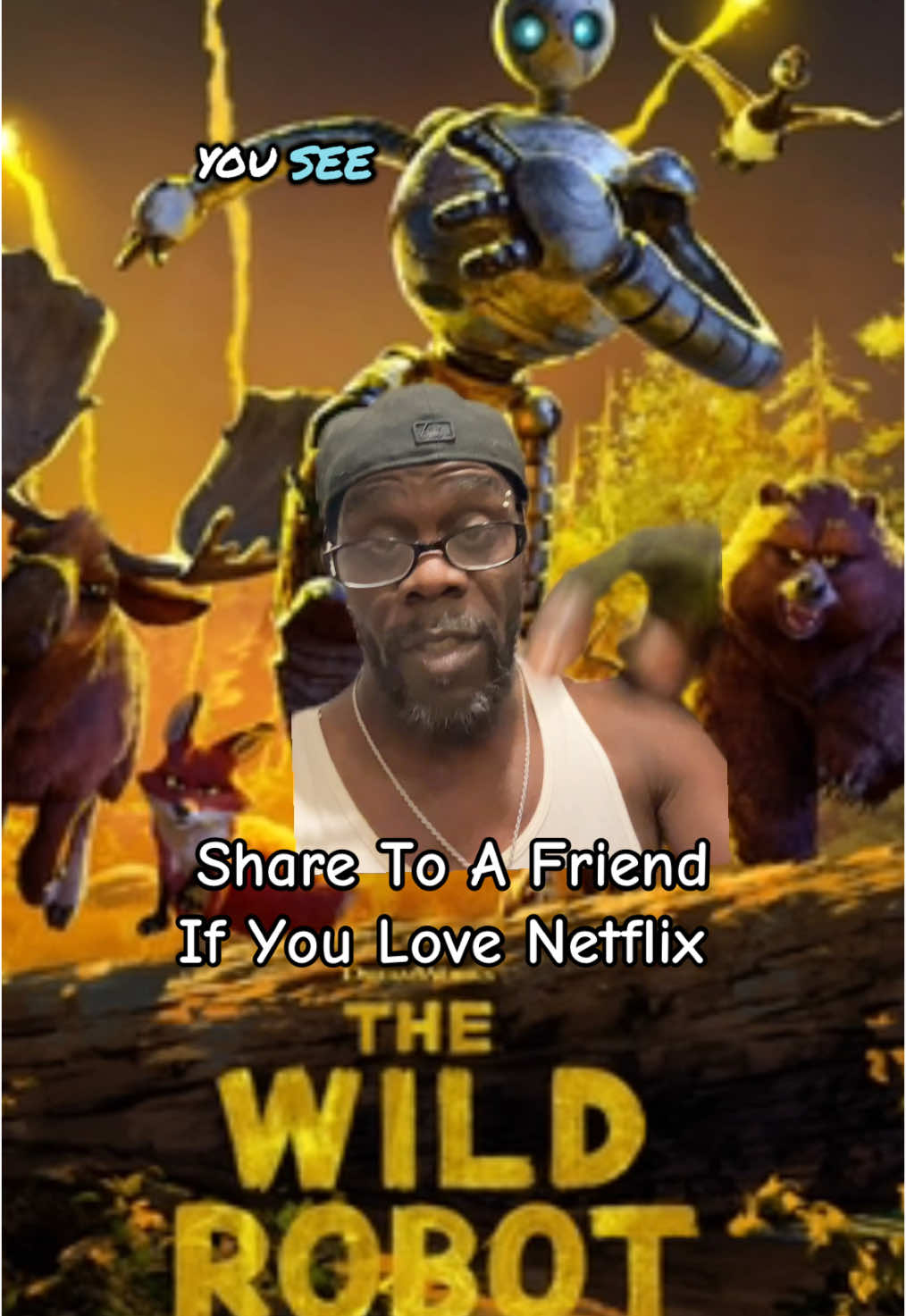 Share to A Friend Who loves Netflix. Movie The Wild Robot #netflix #mrblocku #fate420 #imsofate420 #fatemrblocku #amongusly #dabible 