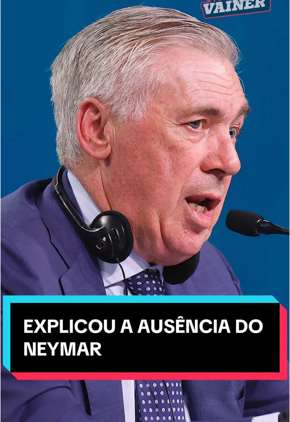 Ancelotti explicou porquê não convocou o Neymar #ancelotti #neymar #TikTokEsportes 