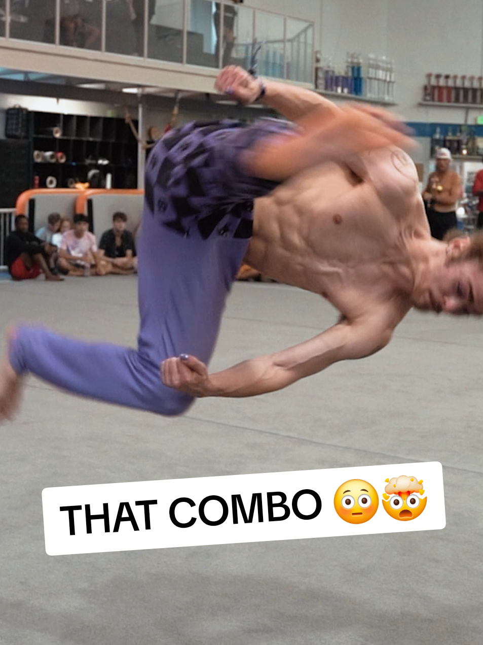 @eatontdr moves like nobody else on this planet 👽 Can you name this combo? #tricking #martialarts #flips #skills #backflip #capoeira #slowmo #gym #tumbling #gymnastics #acro #fyp 