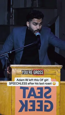 The crowd went CRAZY with the last one 😂 #adamw #adamwaheed #roast #comedy #funny #fyp @Adam W 