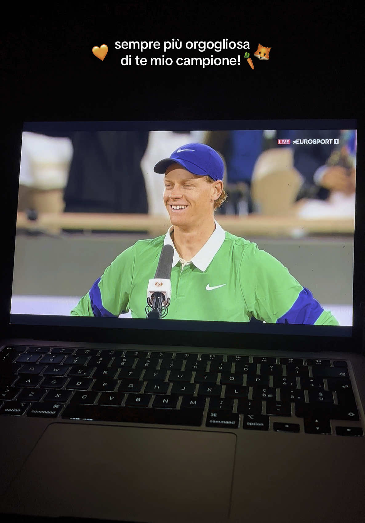 #foryou #perte #furdich #tennis #rolandgarros2025 #janniksinner  #paris #tennisplayer #fypviralシ  @Jannik Sinner per sempre al tuo fianco!🫶🏻
