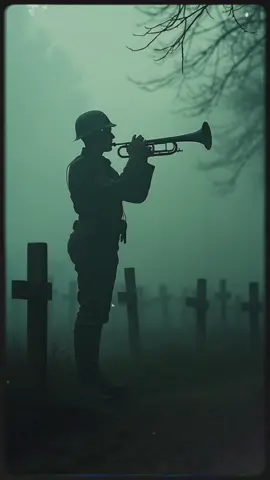 In the hush of dusk, the trumpet calls. Not for glory, but remembrance. #rememberance #memorialday #armedforces #lestweforget  #honoringthefallen  #echoesofwar  #taps  #weremember  #artofremembrance  #hauntinglybeautiful 