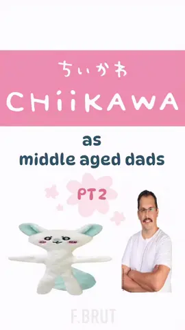 #chiikawa as middle aged dads part 2  #ちいかわ #吉伊卡哇 #치이카와 #fanart