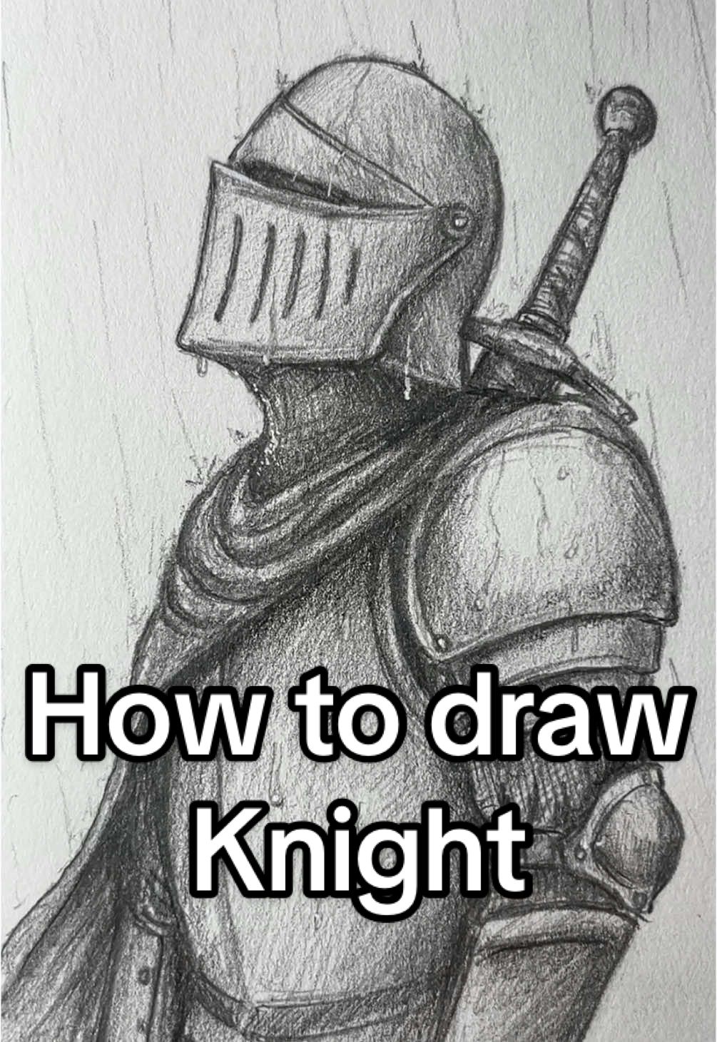 How to draw a Dark Fantasy Knight part 8! Who should I draw next? #artistsoftiktok #drawing #art #tutorials #knight #medieval #darkfantasy #middleages  how to draw a knight dark fantasy art drawing tutorial