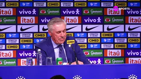 PRIMEIRA ENTREVISTA COLETIVA DE CARLO ANCELOTTI PELA SELEÇÃO BRASILEIRA! #SeleçãoBrasileira #sportsontiktkok #viral_video #foryoupage #tiktokesportes #convocação #ancelotti #hoje #today