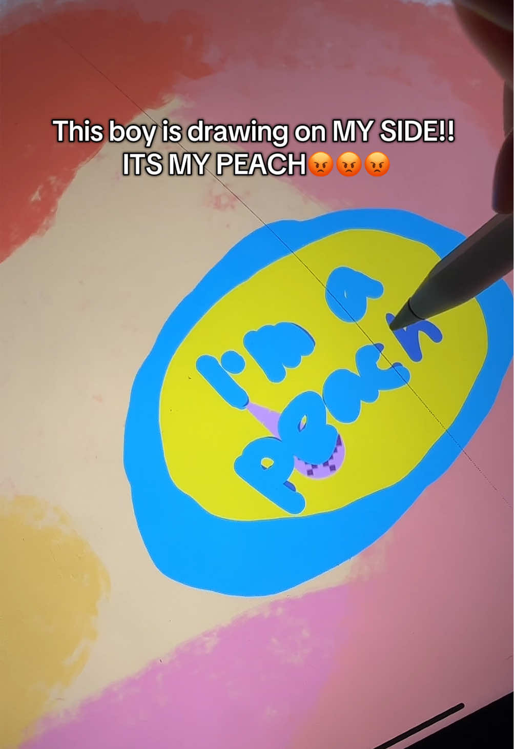 What’s he doing???😳 #multiplayer #applepencil #drawing #digitalartist #artworkout #ipadgames 