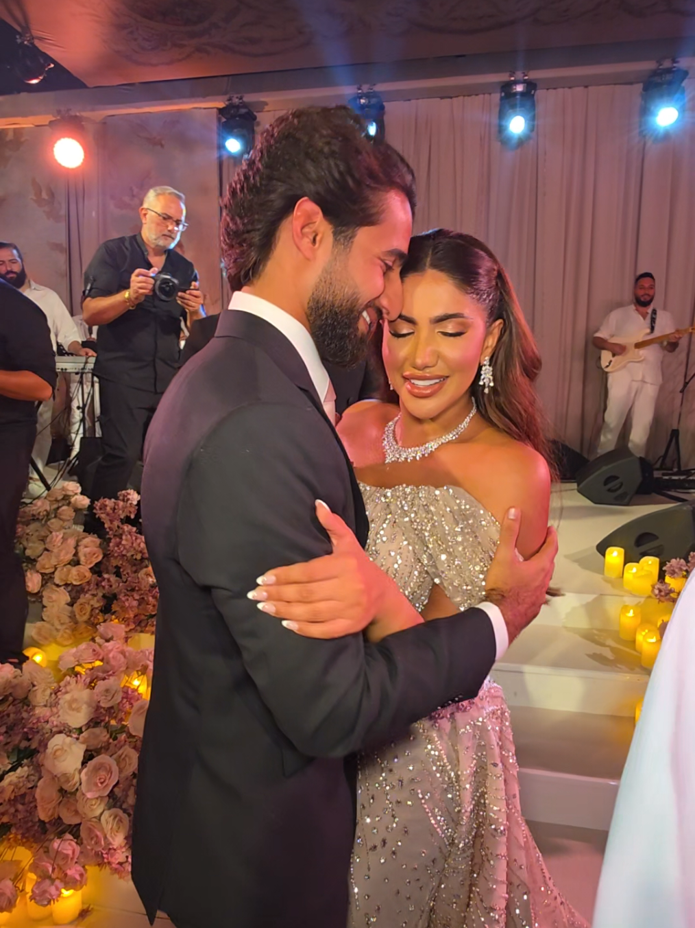 Yesterday @nassifzeytoun turned up the heat at @noorstars engagement ❤️‍🔥! #lebaneseweddings #viral #noorstars #celebrity 