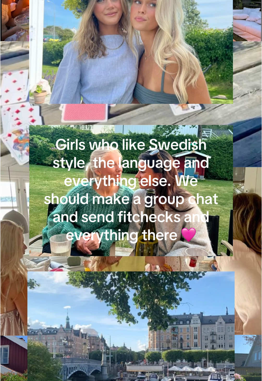 Let me know if you feel the same way! 🩷 #fyp #stockholm #sverige #stockholmstyle #viral #foryoupagе #groupchat #swedish 