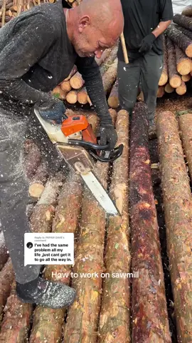 Replying to @PAPAW DAVE welcome to sawmill - sawmill worker life 