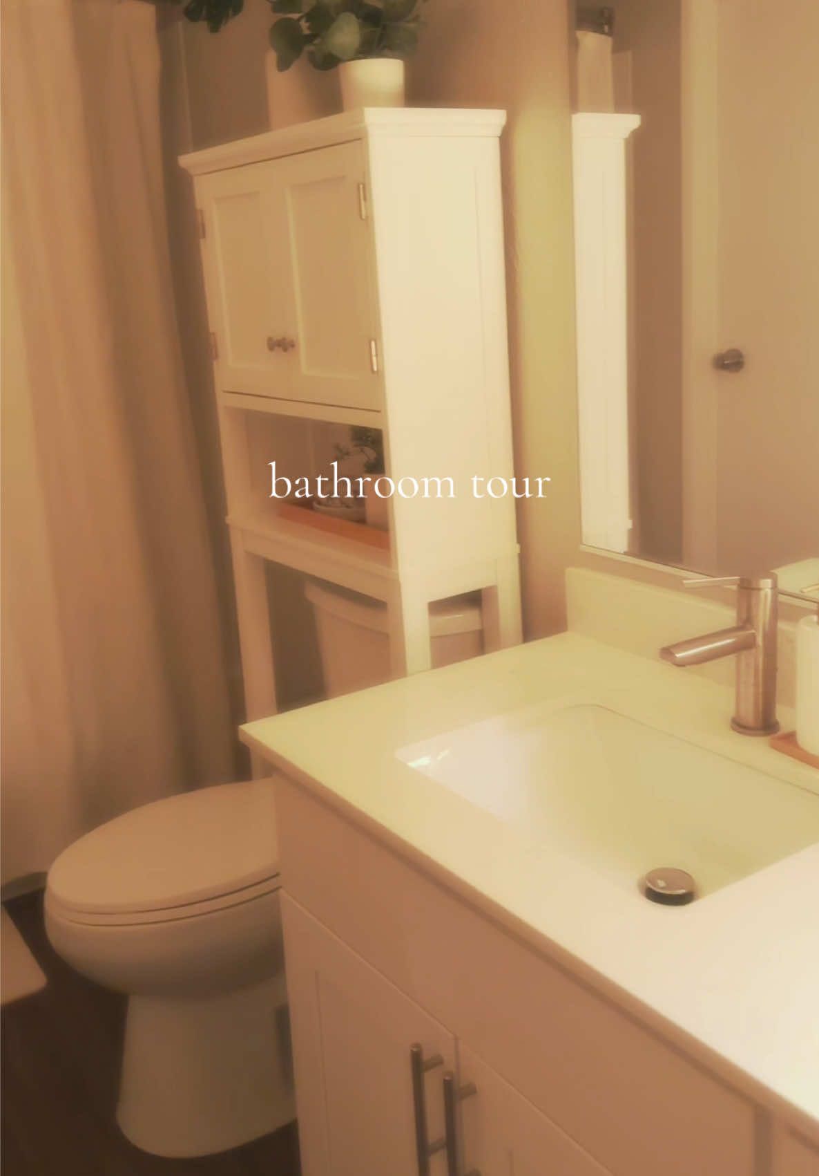 still finishing my new apartment but at least my bathroom is done #bathroom #pinterest #pinterestaesthetic #bathroomdecor #bathroommakeover #moving 